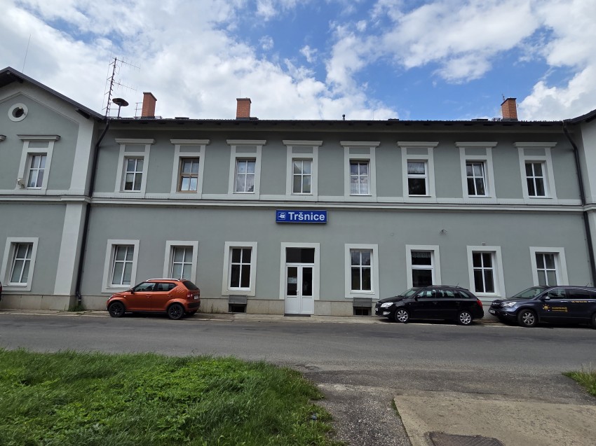 Der Bahnhof von Tirschnitz