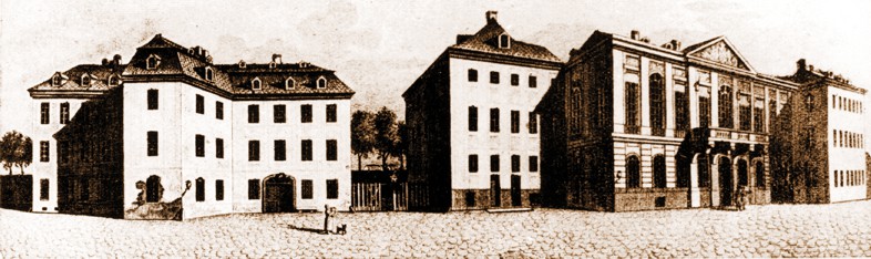 Die ›Chirurgisch-Medizinische Akademie‹ in Dresden im Kurländer Palais.