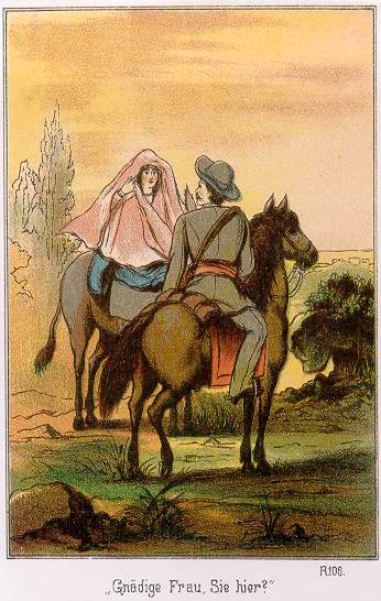 Waldröschen Illustration