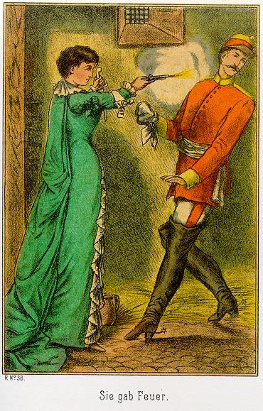 Waldröschen Illustration