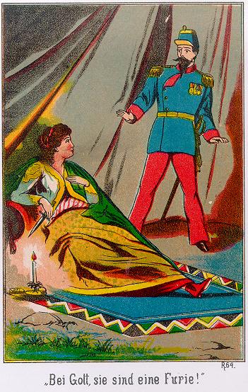 Waldröschen Illustration