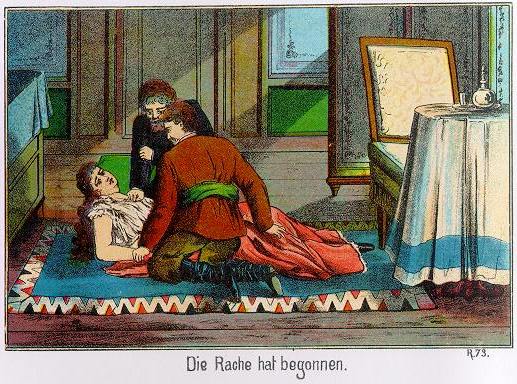 Waldröschen Illustration