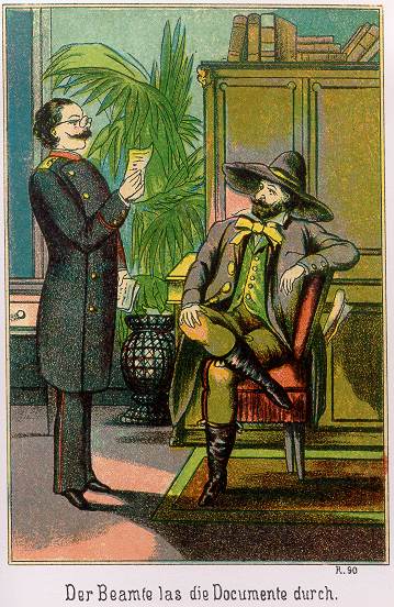 Waldröschen Illustration