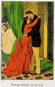Sternau drückte sie an sich