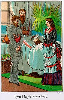 Gérard lag da wie eine Leiche.