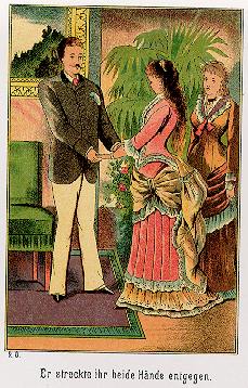 Er streckte ihr beide Hände entgegen.